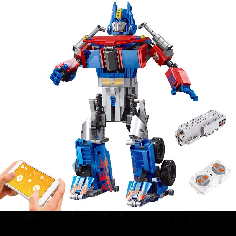 Lego Technic - Mould King 15036 ( Lắp Ráp Robot Transformer Optimus Prime Điều Khiển 678 Mảnh )