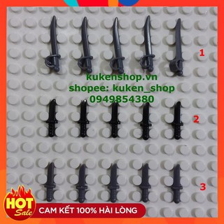 Đồ Chơi COMBO 10 Kiếm Đoản Đao NO.1130 - Phụ Kiện MOC