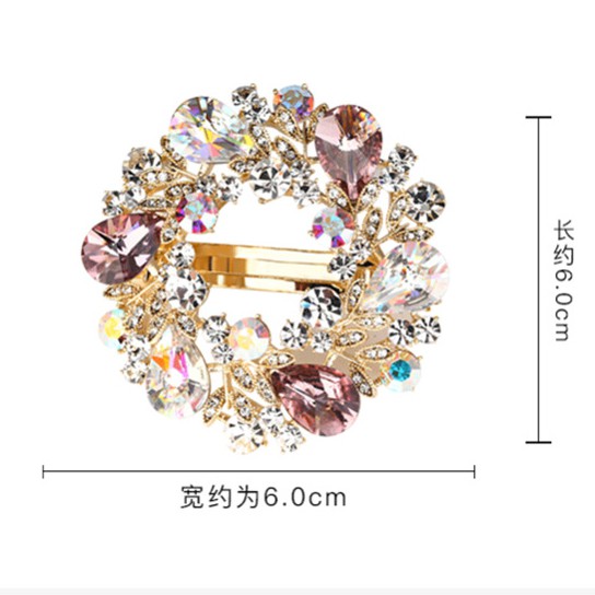 Kẹp TóC HìNh GiọT NướC ĐíNh Kim Cương Giả ThờI Trang Cho Nữ