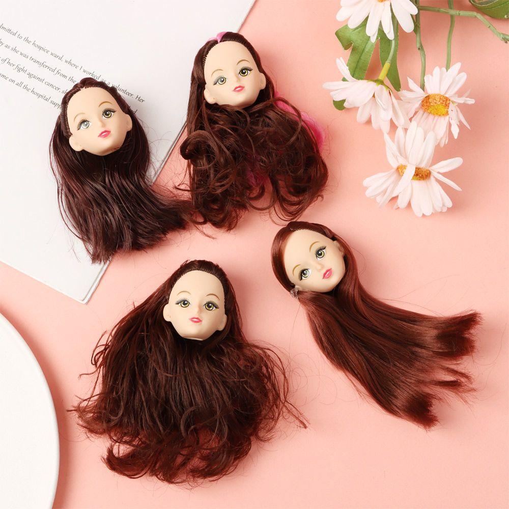 Đầu Búp Bê 3D Tỉ Lệ 1 / 6 DIY Nhiều Màu Sắc Dễ Thương Xinh Xắn