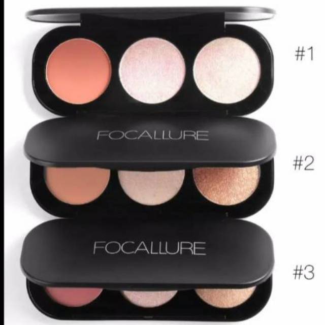 (hàng Mới Về) Bảng Phấn Má Hồng Và Bắt Sáng Focallure | BigBuy360 - bigbuy360.vn