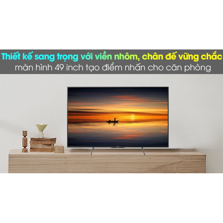 Android Tivi Sony 4K 49 inch KD-49X8500H (Miễn phí giao tại HCM-ngoài tỉnh liên hệ shop)
