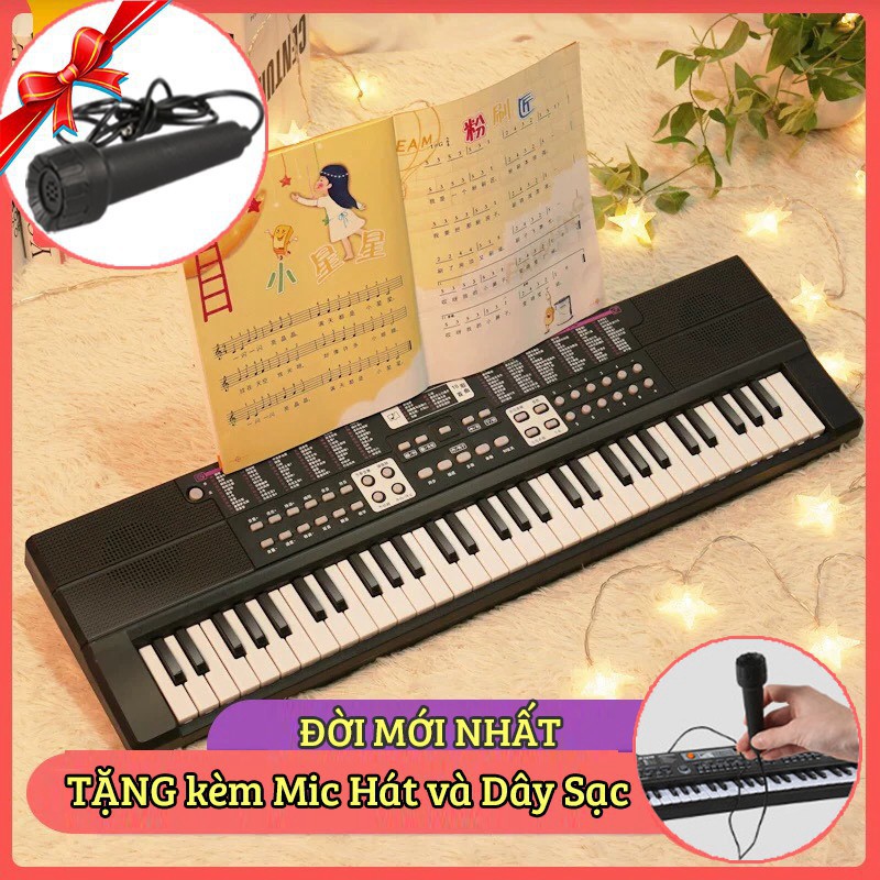 Đàn Piano điện tử 61 phím cho người mới học - âm thanh hay - nhiều chức năng