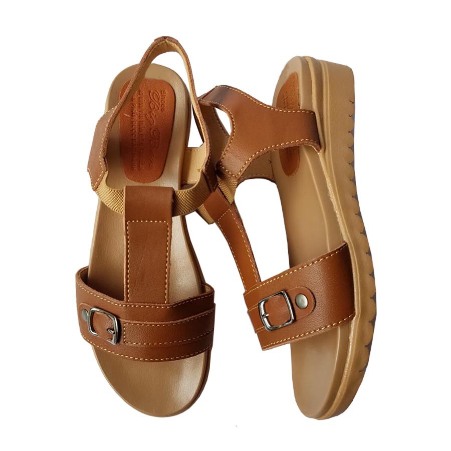 Giày Sandal Nữ BIGBEN Da Bò Thật cao cấp SDĐ68