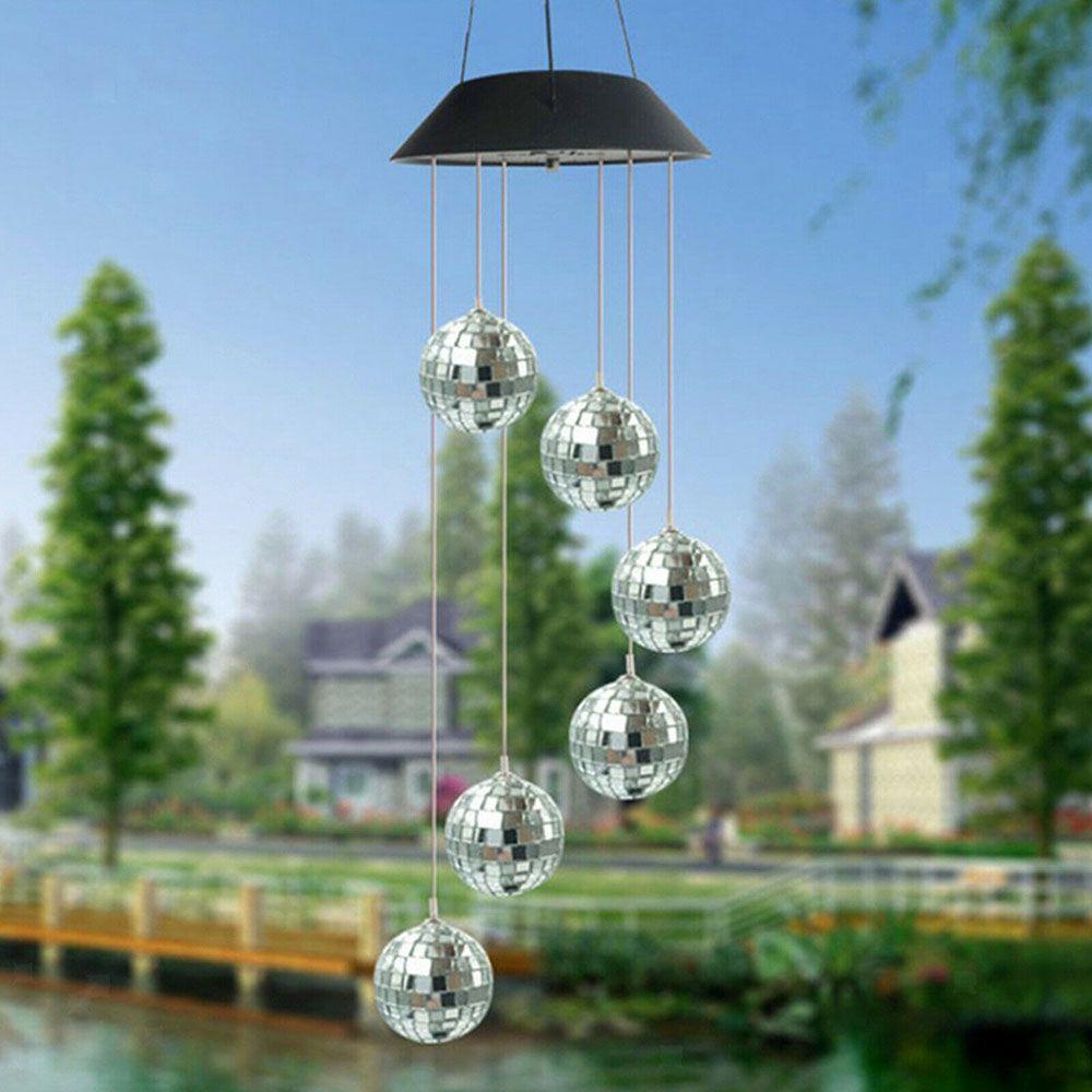 SUENIN Chuông Gió Đèn Led 6 Bóng Nhiều Màu Sắc Không Thấm Nước