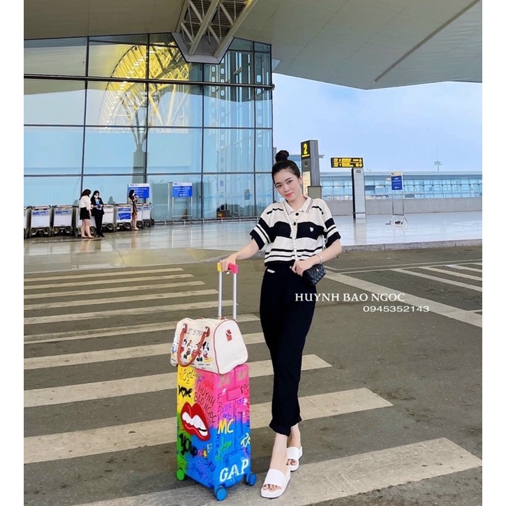 Áo len 2 màu dành cho nữ