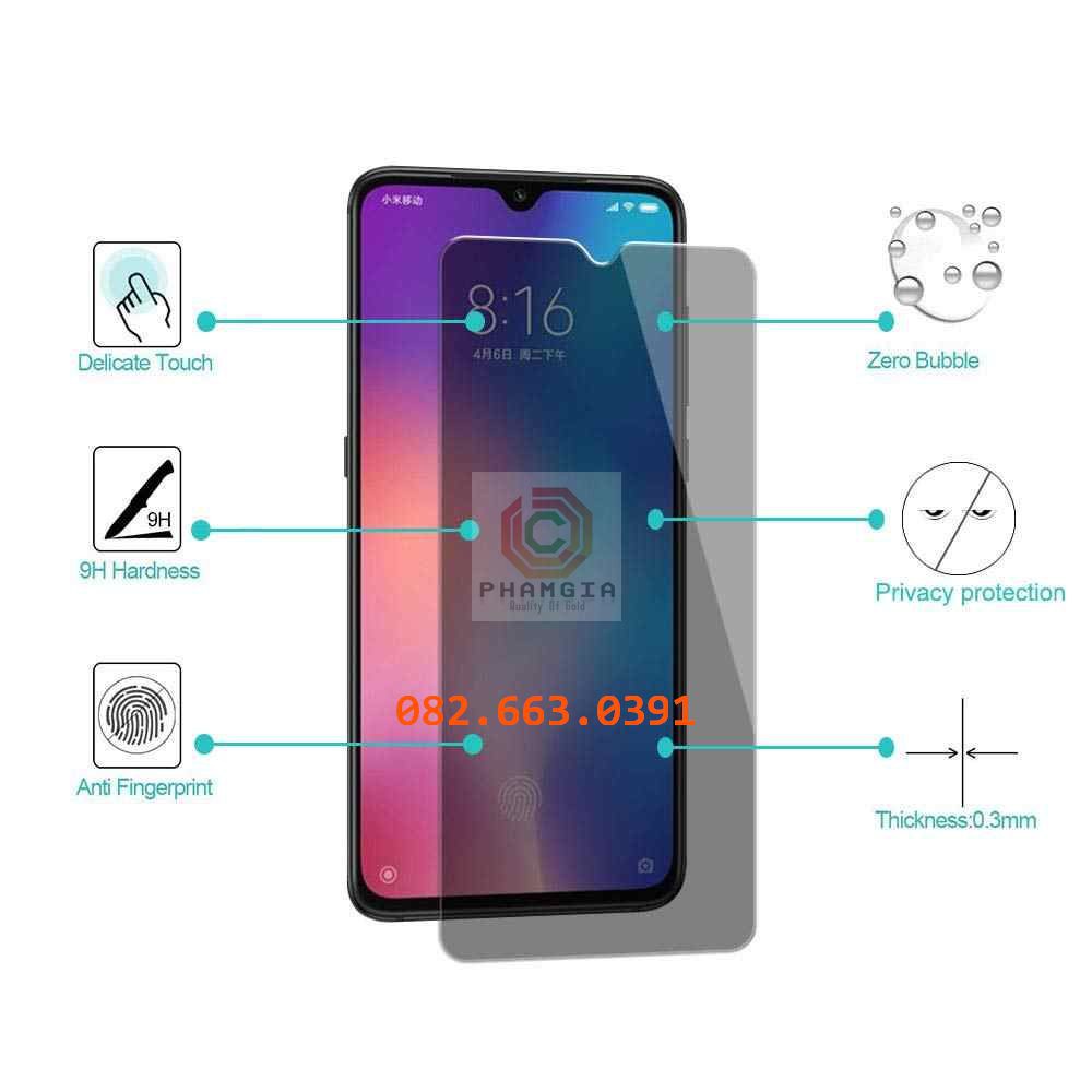 Dán cường lực chống nhìn trộm Samsung A30 / A30S / A40 / A40S / A50 / A50S Dẻo nano