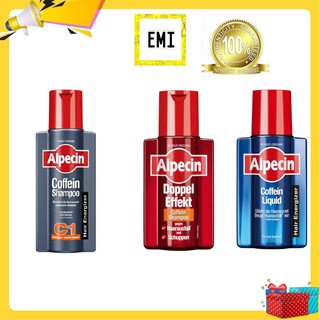 Dầu gội ngăn gàu và chống rụng tóc Alpecin Double Effect Caffeine, C1 Đức 200ml - Hàng nôii địa Đức