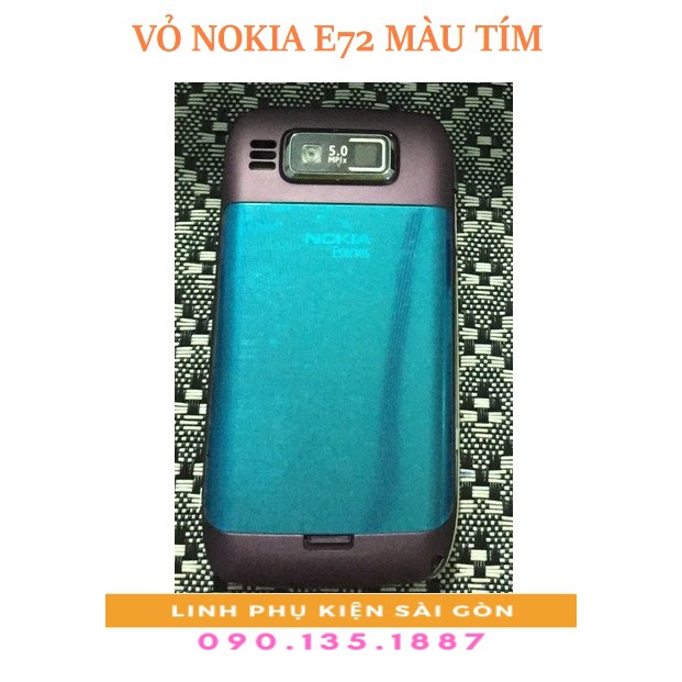 VỎ NOKIA E72 MÀU TÍM