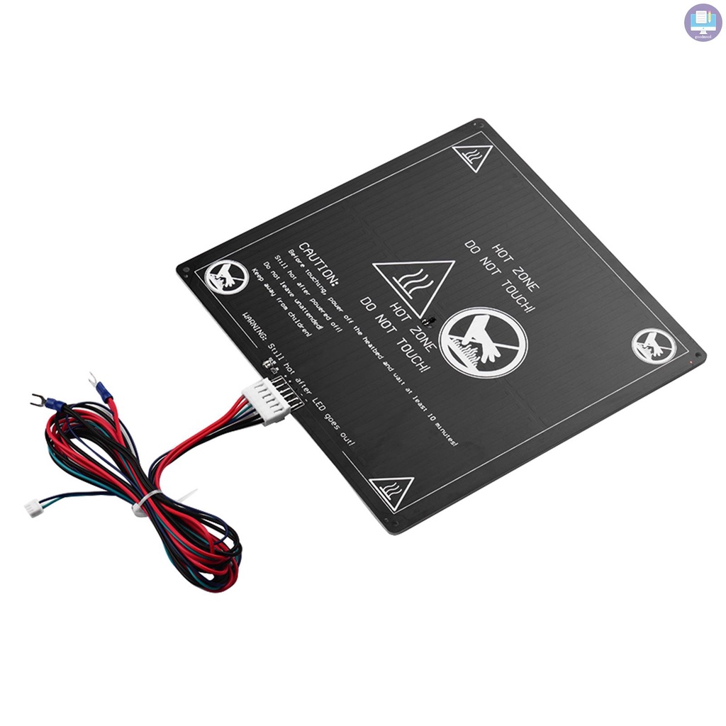 Gm Nệm Nhiệt Bằng Nhôm 12v 220x220 X 3mm Kèm Dây Cáp Cho Máy In 3d Anet A8 A6 | BigBuy360 - bigbuy360.vn