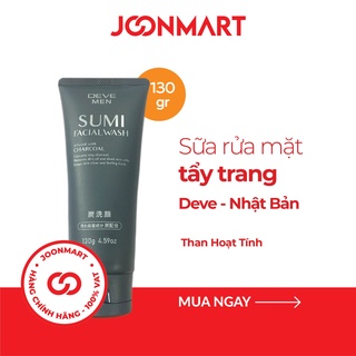 JOONMART-Sữa Rửa Mặt Deve Men Sumi Facial Wash Than Hoạt Tính Charcoal Dành Cho Nam (tuýp 130g)-Chính thumbnail