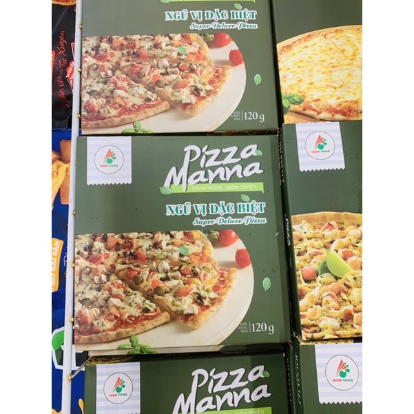 Pizza Manna phô mai/bò/gà/jambo xúc xích/ hải sản