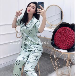 Bộ ngủ pijama lụa satin siêu mát