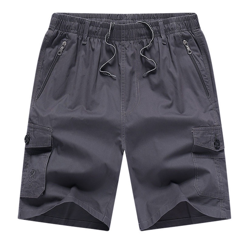 Quần short cotton ống rộng thời trang đi biển cho nam