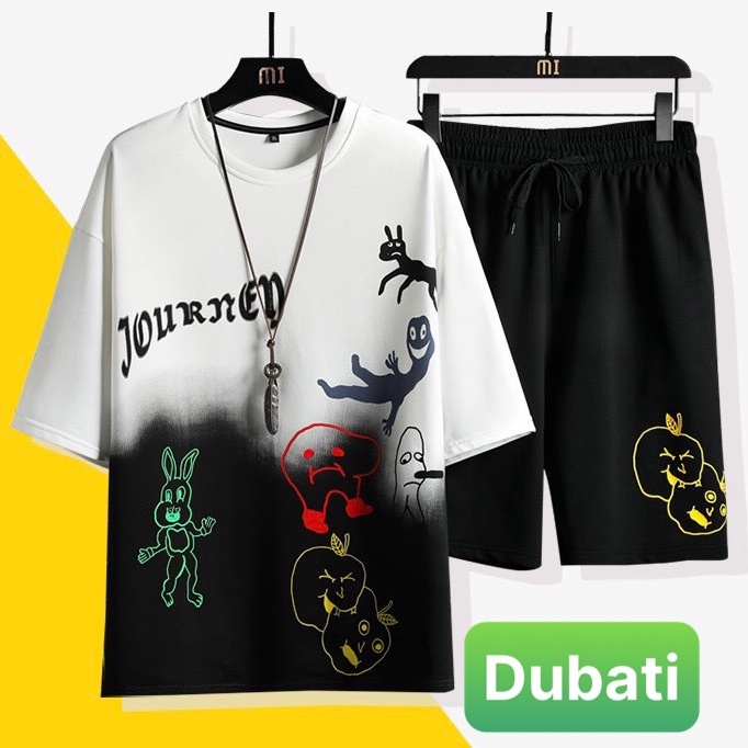 ĐỒ BỘ THỂ THAO NAM NỮ MA JOURNEY CHẤT VẢI MỊN THOÁNG MÁT SÀNH ĐIỆU- DUBATI FASHION