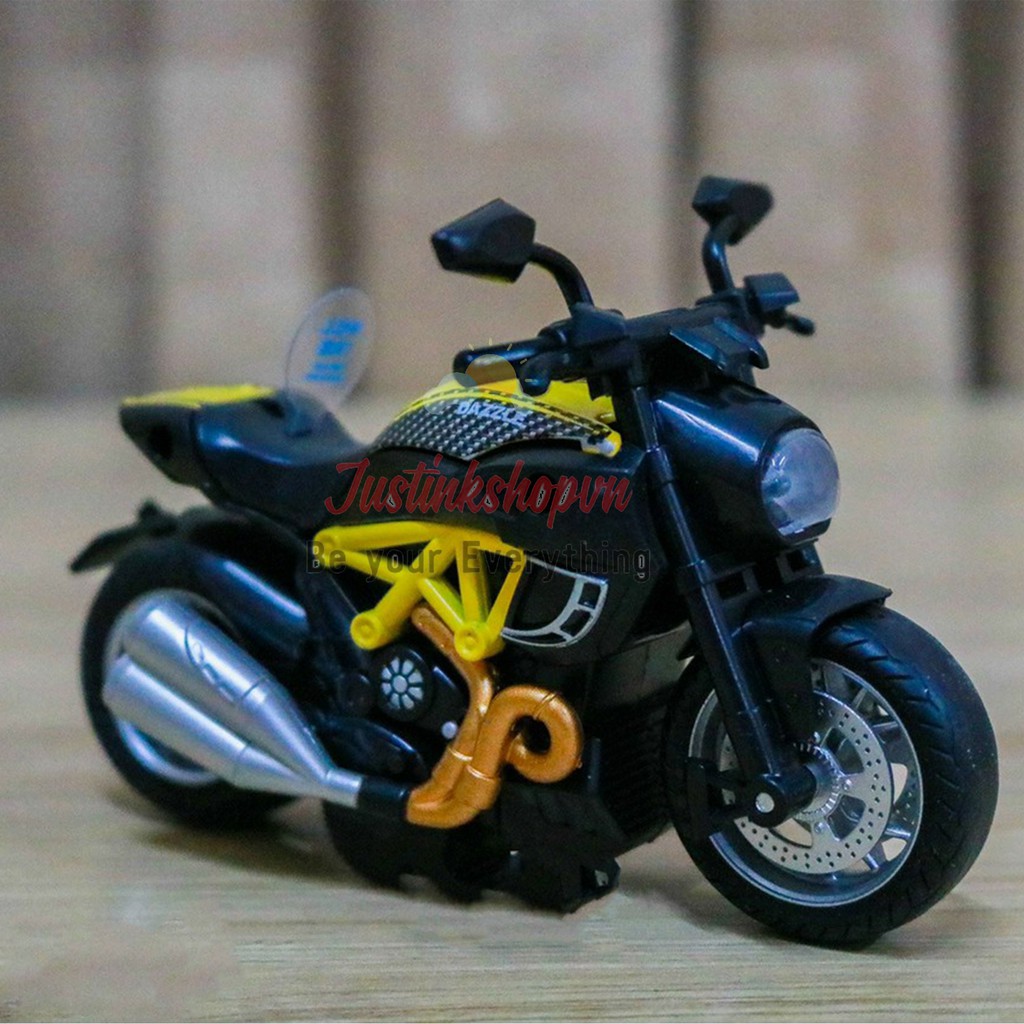 Xe moto phân khối lớn hàng đẹp có thể chạy , Ducatti xe mô hình tĩnh model - JLMS-1701-MHXM