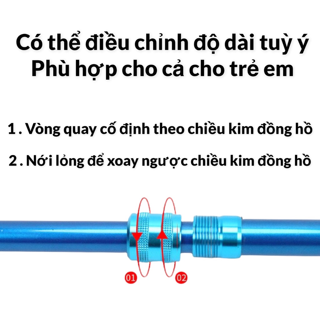 Cán Vợt CacBon Daiwa cao cấp , siêu nhẹ , tay cầm bọc cao su chống trơn trượt , khớp nối thông minh , mở vặn dễ dàng