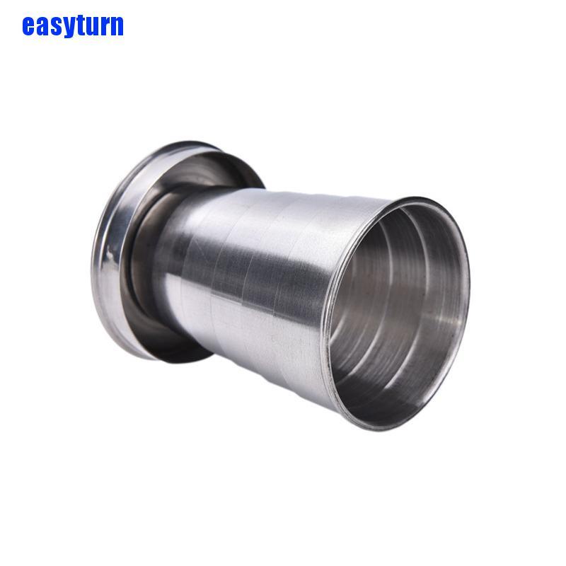 Cốc uống nước mini bằng thép không gỉ có thể gấp gọn tiện dụng cho dịp du lịch