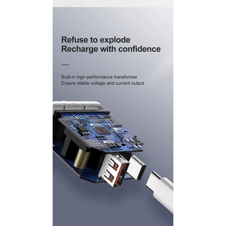 Aki shop Bộ sạc nhanh PD 18w cho iphone củ sạc nhanh PD QC3.0 18W REMAX RPU37 decor