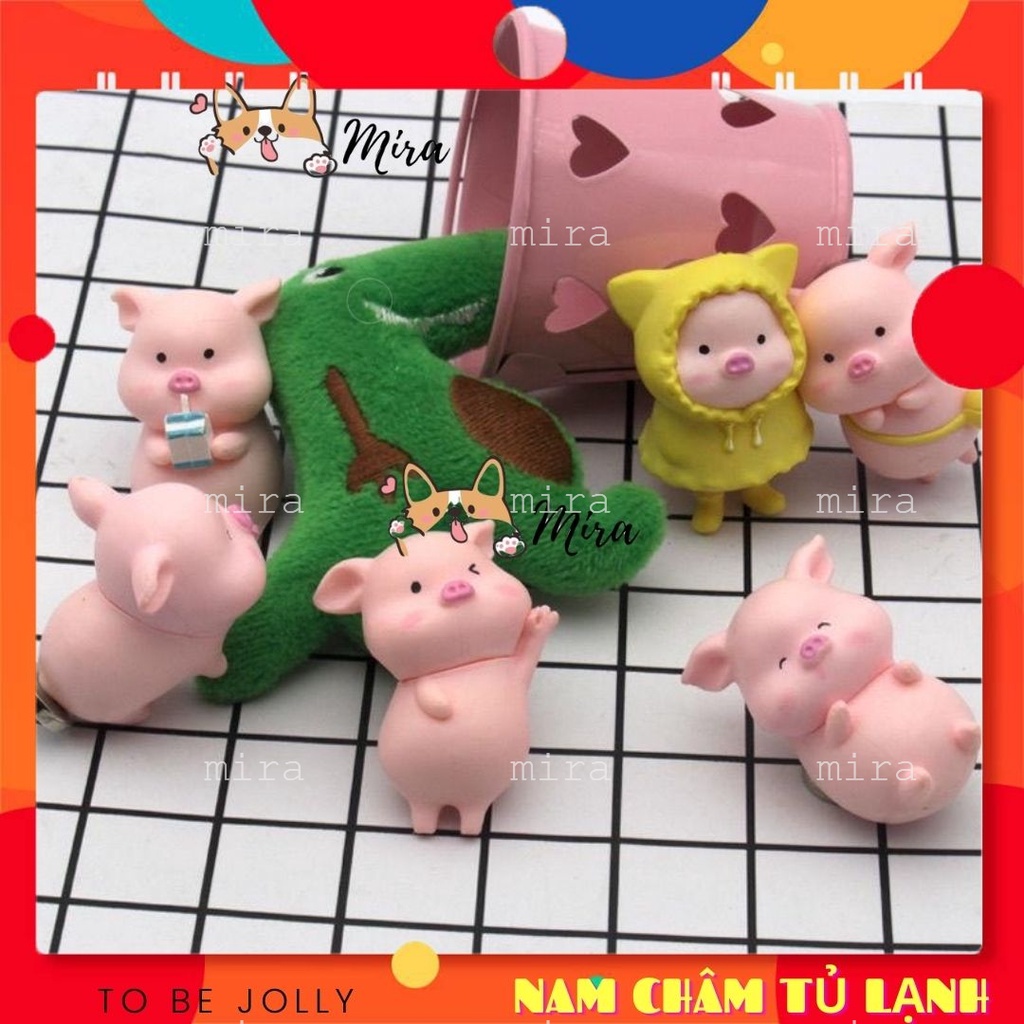 Nam Châm Tủ Lạnh Mô Hình Con Heo Pig Nhỏ Dễ Thương Trang Trí Bàn Học, Bàn Làm Việc, Đồ Sưu Tập MIRA-MH99007