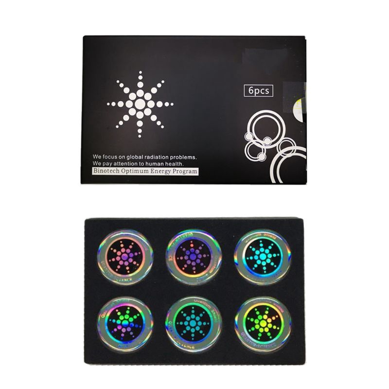 Set 6 Miếng Dán Hình Tròn Chống Bức Xạ Cho Điện Thoại