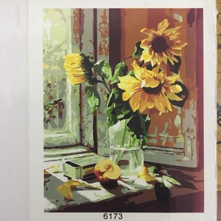 Tranh Sơn Dầu Số Hoá Tự Vẽ DIY - E302 40x50cm có khung
