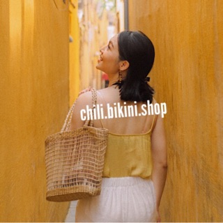 túi cói đan thưa