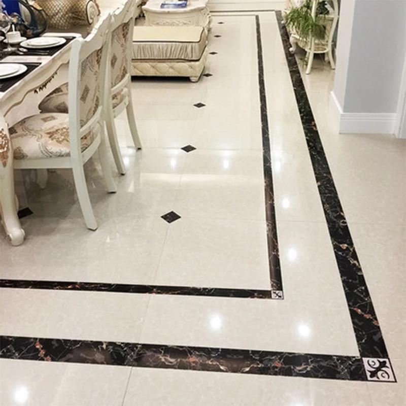 Băng Keo Dán Viền Gạch Tự Dính Chống Thấm Nước Trang Trí Phòng Khách / Nhà Bếp