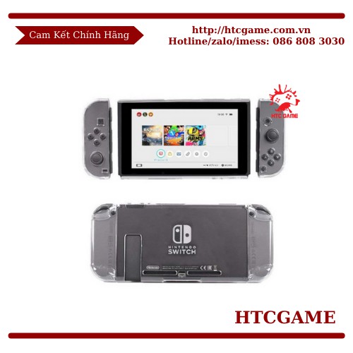 [Mã SKAMCLU9 giảm 10% đơn 100K] Ốp bọc Joy-Con và thân máy Switch V1 V2 Crystal