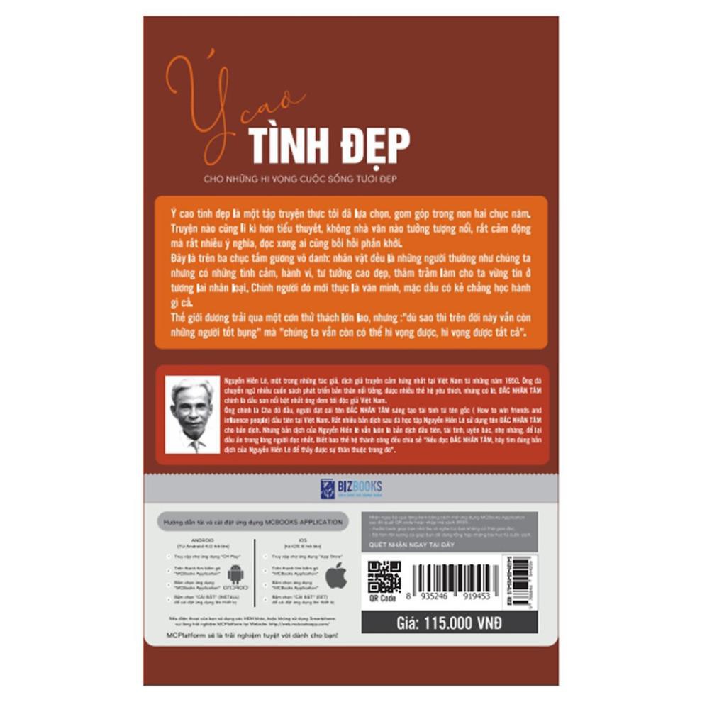 Sách - Ý Cao Tình Đẹp - Cho những hi vọng cuộc sống tươi đẹp MCBU8967