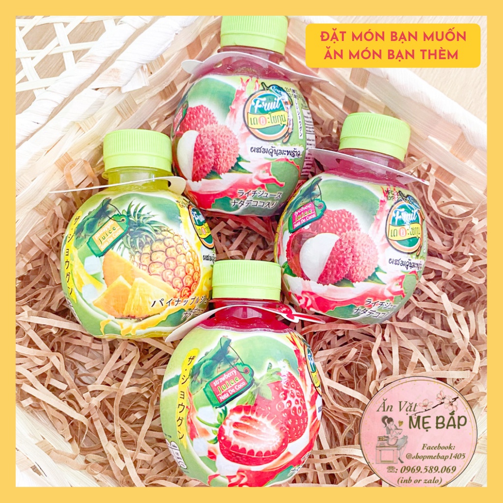 Nước Ép Trái Cây Có Thạch High VitC Thái Lan 220ml - Shop Mẹ Bắp