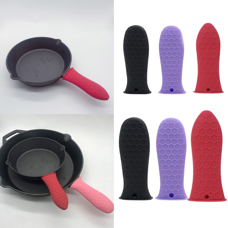 Vỏ Bọc Tay Cầm Chảo Chiên Bằng Silicon Chống Trượt Cách Nhiệt