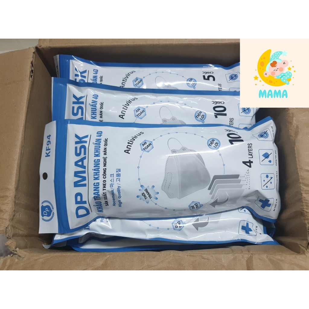 Khẩu Trang KF94 Đại Phát Set 10 Cái Kháng Khuẩn 4D Hàng Công Ty | BigBuy360 - bigbuy360.vn