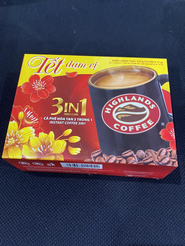Cà Phê Highlands Coffee 3in1 Hòa Tan (hộp 10 Gói x 17g/gói) | BigBuy360 - bigbuy360.vn
