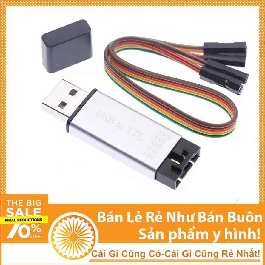 Mạch Chuyển Đổi USB to TTL CP2102 Vỏ Nhôm - NTHN