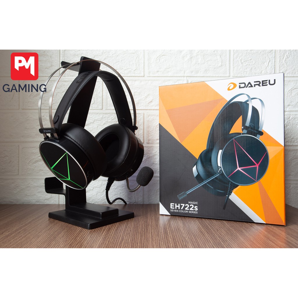 Tai Nghe Chụp Tai Dareu EH722s Black Bảo Hành 12 Tháng