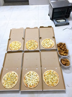Hộp đựng bánh pizza size 27cm