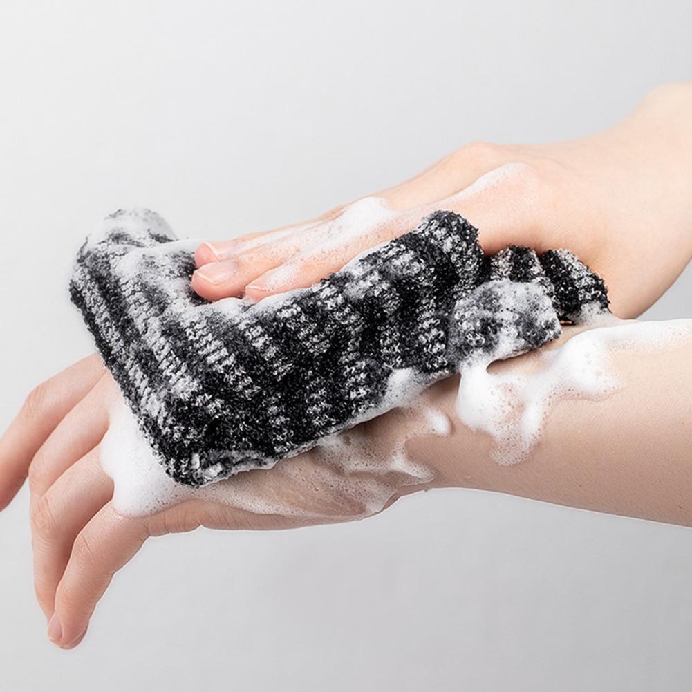 Bông tắm dài chà lưng tẩy tế bào chết phong cách Nhật Bản Q1I8