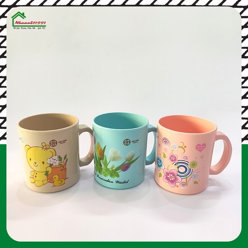 Cốc Nhựa Uống Nước, Ly Đánh Răng Cứng Cáp Chịu Nhiệt Nhiều Màu -No.6233