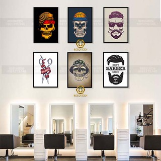 Album 20 Mẫu Tranh Barber Trang Trí Barber Shop - Tiệm Tóc Nam Phong Cách Vingtage