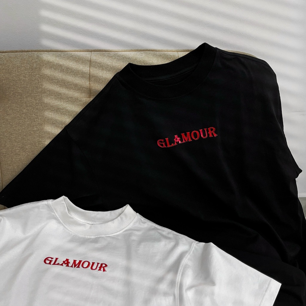 Áo thun GLAMOUR tay lỡ nam nữ unisex form rộng SAFARI T01
