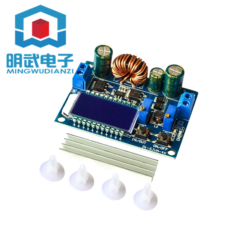 Zk-sjva-4x Mô Đun Tăng Điện Áp / Vôn Kế / Vôn Kế Kỹ Thuật Số Màn Hình lcd