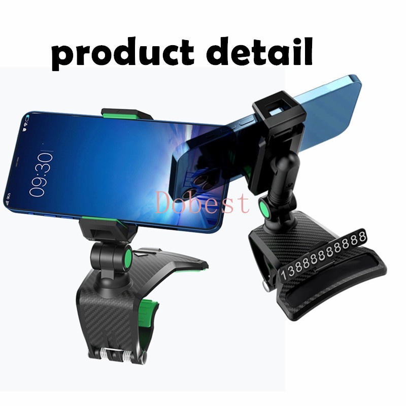 Giá Đỡ Điện Thoại HP Xoay 1200 Độ Gắn Kính Chắn Gió Xe Hơi / Văn Phòng