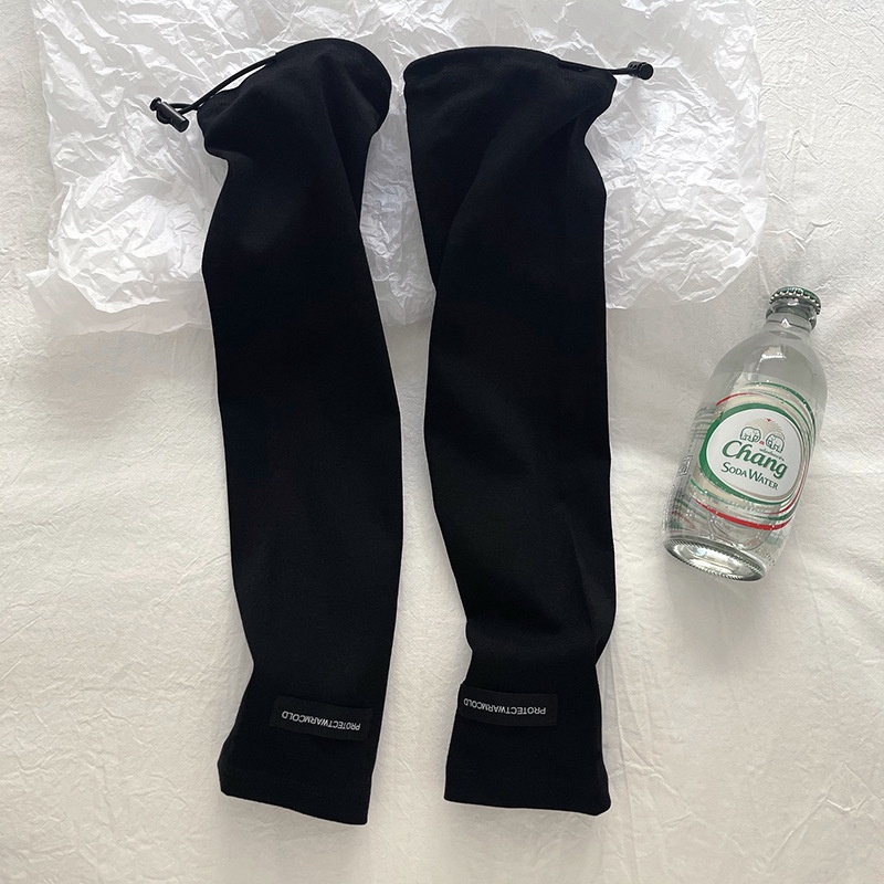 Găng tay chống nắng mùa hè dáng rộng in chữ phong cách Hàn Quốc cho nữ