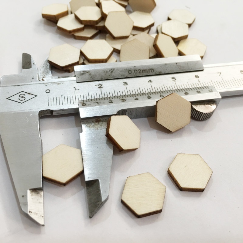 Set 100 Miếng Gỗ Hình Lục Giác Dùng Để Lắp Ráp Thủ Công Dành Cho Các Bé