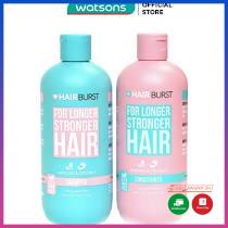 Cặp 2 chai dầu gội xả HAIR BURST xanh-hồng