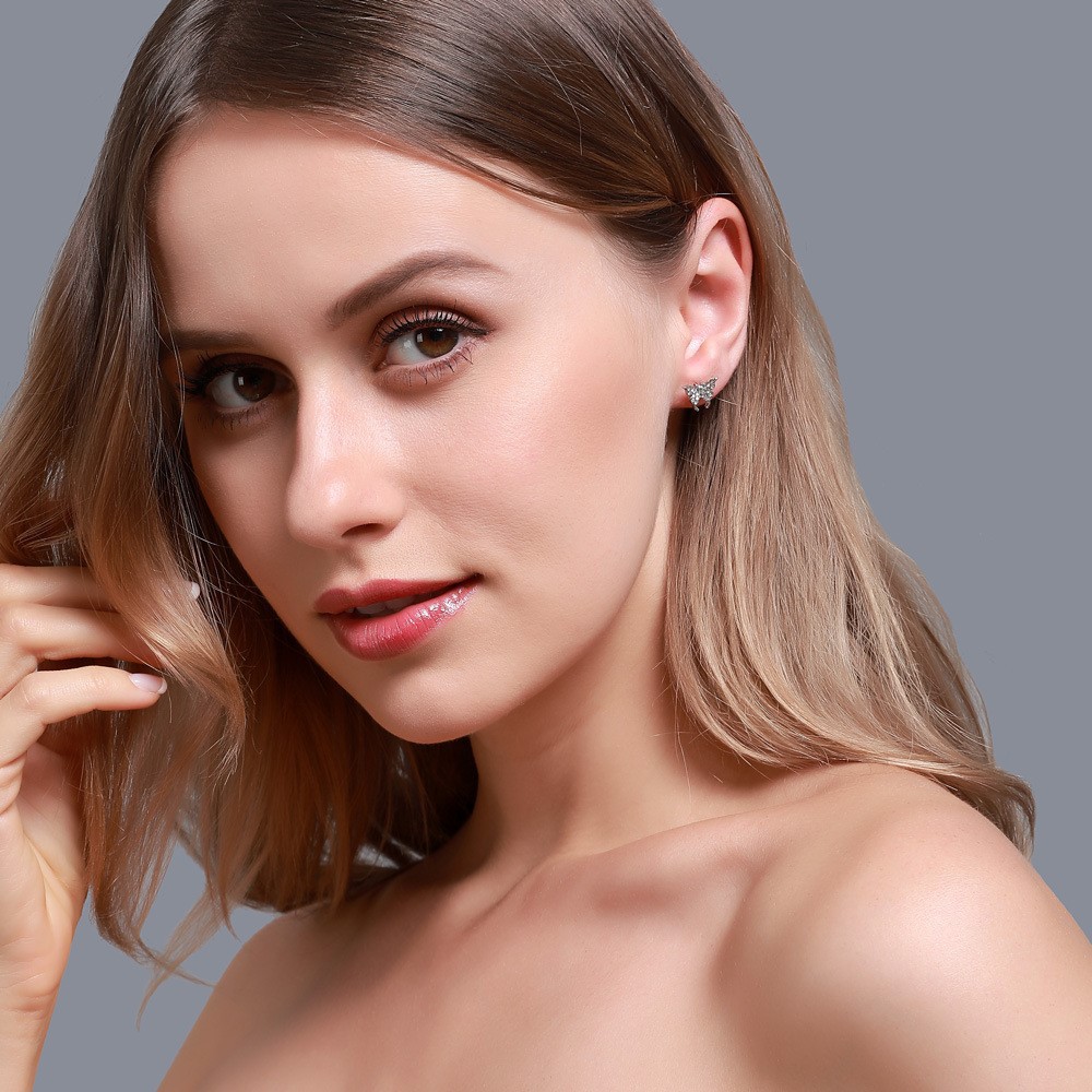 Hoa Tai Hình Bướm Bướm Mới Phong Cách Hàn Quốc Thời Trang Cho Nữ