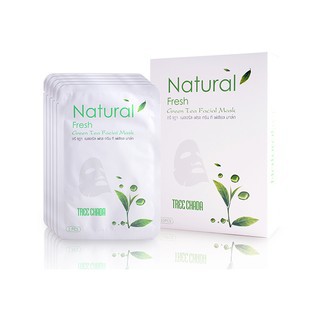 Mặt Nạ Trà Xanh Natural Fresh Green Tea Facial Mask Treechada 💖 CAM KẾT CHÍNH HÃNG 100% 💖 GIÁ LẺ BẰNG S