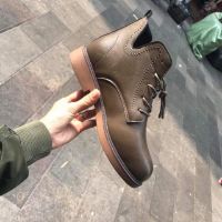 Boot da cổ thấp kèm hìn thật - chat check size trc khi đặt hàng