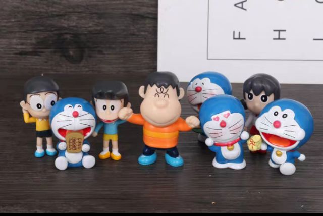 (Kikumaru) Combo Mô hình 5 nhân vật Doraemon MS029